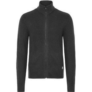 BLEND Gebreid vest ' BHMRibes '  grijs