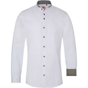 SPIETH & WENSKY Overhemd  bruin / wit