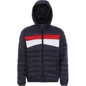 KIANNA Winterjas  donkerblauw / rood / wit