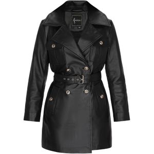 faina Tussenmantel  zwart