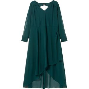 SHEEGO Avondjurk  donkergroen
