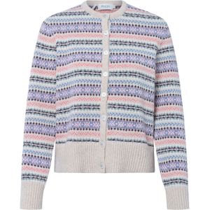 MAERZ Muenchen Gebreid vest  crème / bruin / lavendel / lichtroze