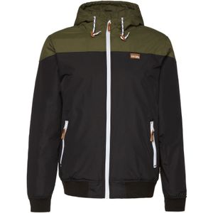 Iriedaily Tussenjas 'Insulaner'  olijfgroen / zwart