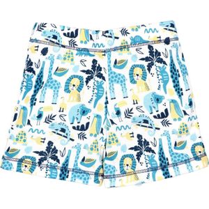 NINI Broek 'Safari'  blauw / marine / geel / wit