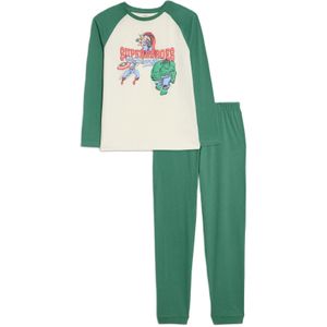 Marks & Spencer Nachtkledij  groen / gemengde kleuren