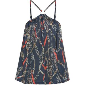 LASCANA Top  navy / cognac / grijs / rood