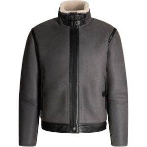 STRELLSON Tussenjas ' Shelter '  donkergrijs / zwart