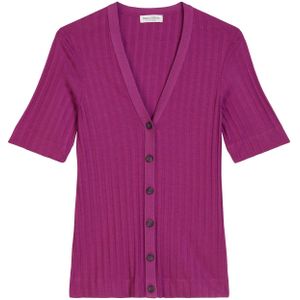 Marc O'Polo - Gebreid Vest - Donkerlila
