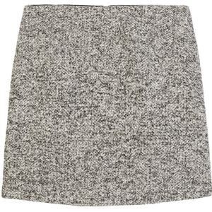 Marc O'Polo Rok 'Bouclé'  lichtgrijs / zwart