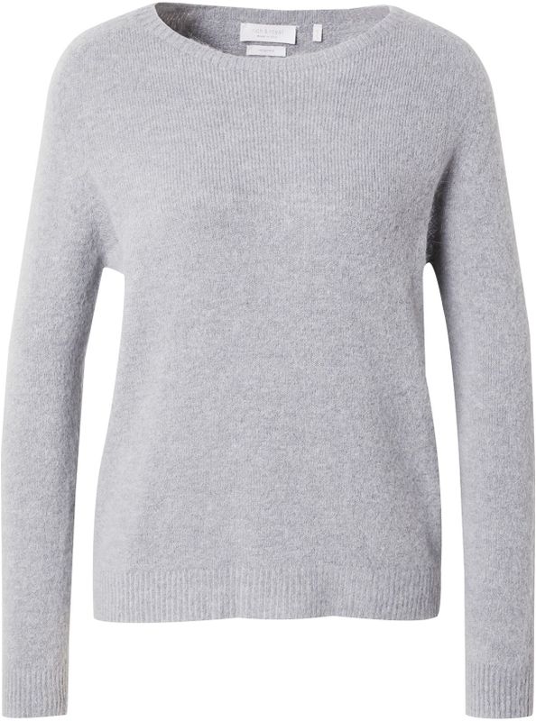 Rich & Royal - Trui - Cloudy Grey - Zachte Kwaliteit - Ronde Hals - Lange Mouwen