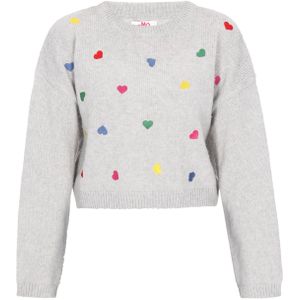 MYMO Oversized trui 'Young Fashion'  blauw / geel / grijs / rood