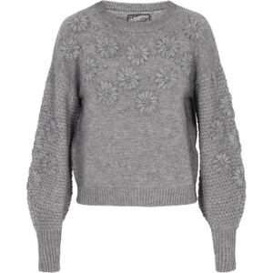 DreiMaster Vintage Oversized trui  lichtgrijs