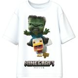 NAME IT Shirt 'NKMNIF MINECRAFT'  geel / grijs / groen / wit