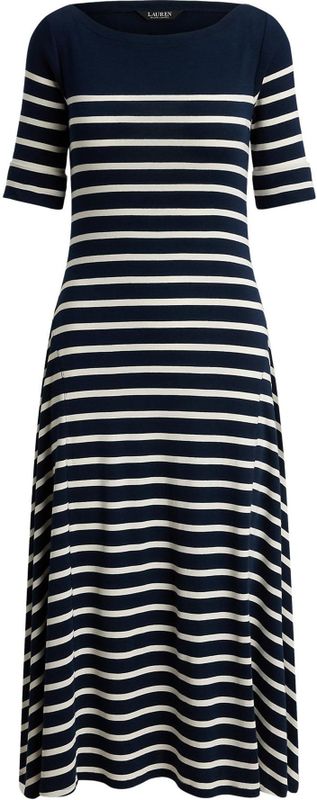 Lauren Ralph Lauren Jurk  navy / wit