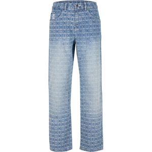 Karl Kani Jeans  lichtblauw / wit