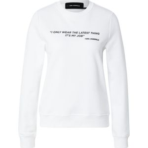 Karl Lagerfeld Sweatshirt  zwart / wit