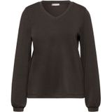 STREET ONE Sweatshirt  donkerbruin