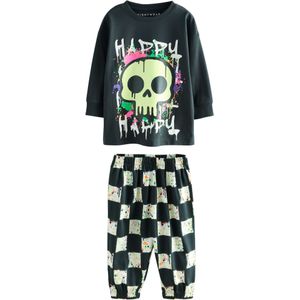 Next Nachtkledij  lichtgroen / donkergroen / pink / wit