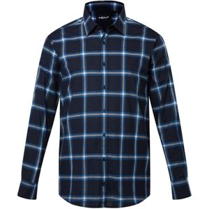 Men Plus Overhemd  blauw / wit