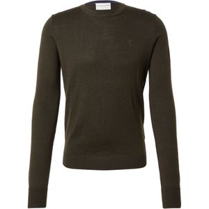 Bruun & Stengade Trui 'Jupiter'  olijfgroen