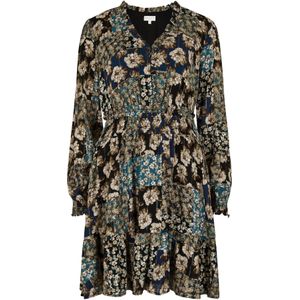 Mini-jurk met V-hals