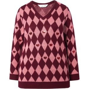 MIAMODA Trui  karmijnrood / pastelrood