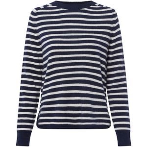 Franco Callegari Trui  ecru / marine