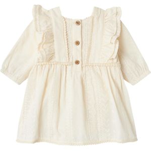 Romper - Jurkje - Lange Mouwen - Regular Fit - Geborduurd