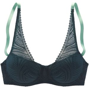 s.Oliver RED LABEL - Beachwear Bh - Groen - Met Steuncups - Licht Gewatteerd - Met Beugel