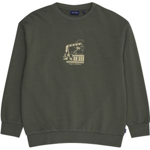 Only & Sons Junior Sweatshirt 'OSJSUMON'  sand / olijfgroen