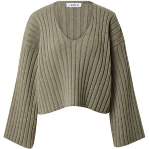 EDITED Trui 'Thamara'  olijfgroen