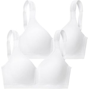 PETITE FLEUR - Bralette - Katoen - Zwart - Naadloze Cups