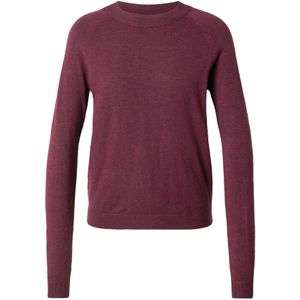 VERO MODA Trui 'VMHAPPINESS'  wijnrood