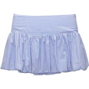 Pull&Bear Rok  nachtblauw / lichtblauw / wit