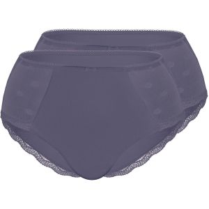 sassa Broekje 'DOTTED MESH'  zilvergrijs