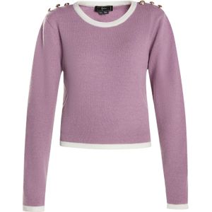 faina Trui  ecru / mauve