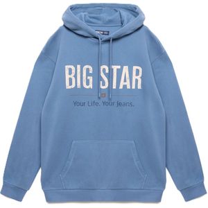 BIG STAR Sweatshirt ' ASHLYNO '  blauw / wit