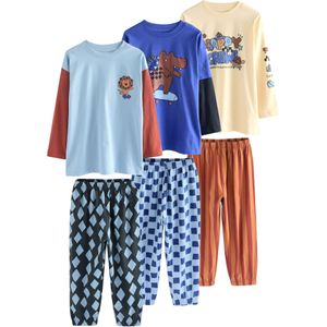 Next Nachtkledij  beige / blauw / lichtblauw / karamel