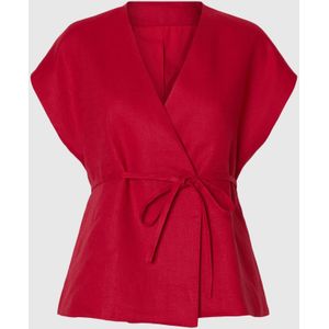SELECTED Bodywarmer  bloedrood