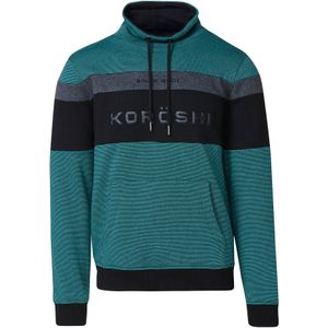 KOROSHI Sweatshirt  turquoise / antraciet / zwart