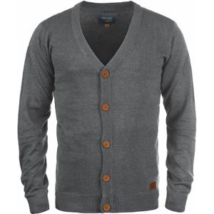 BLEND Gebreid vest 'Lennard'  grijs