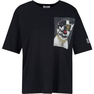 REPLAY Shirt  goud / donkerroze / zwart / wit