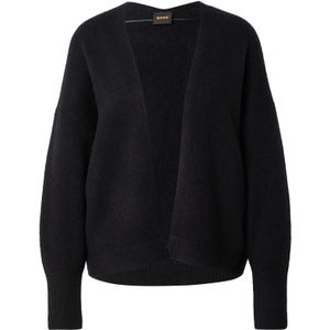 BOSS Gebreid vest 'Falescanas'  zwart