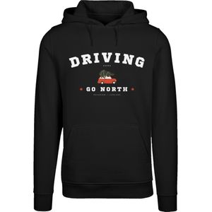 F4NT4STIC Sweatshirt 'Driving Home Weihnachten'  geel / groen / rood / zwart / wit