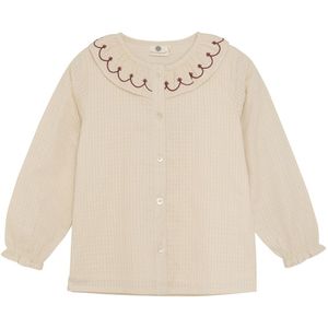 EN FANT Blouse  beige / karmijnrood