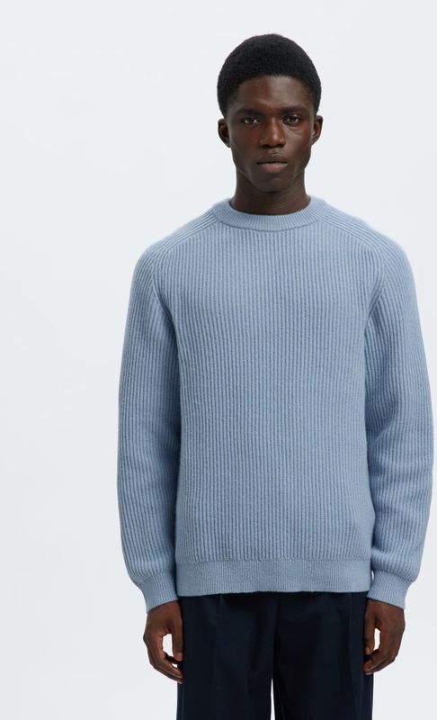 SELECTED Trui  lichtblauw