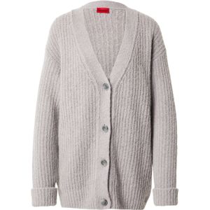 HUGO Gebreid vest 'Shent'  grijs
