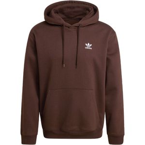 ADIDAS ORIGINALS Sweatshirt 'Trefoil Essentials'  chocoladebruin / wit