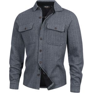INDICODE JEANS Overhemd 'Wheel'  blauw