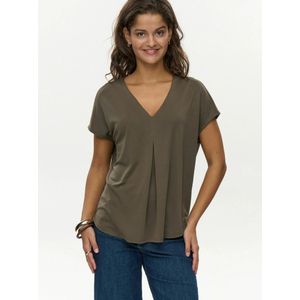 NÜMPH Shirt 'Nutilia'  olijfgroen